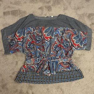 New York & Company Kimono Blouse Size XL